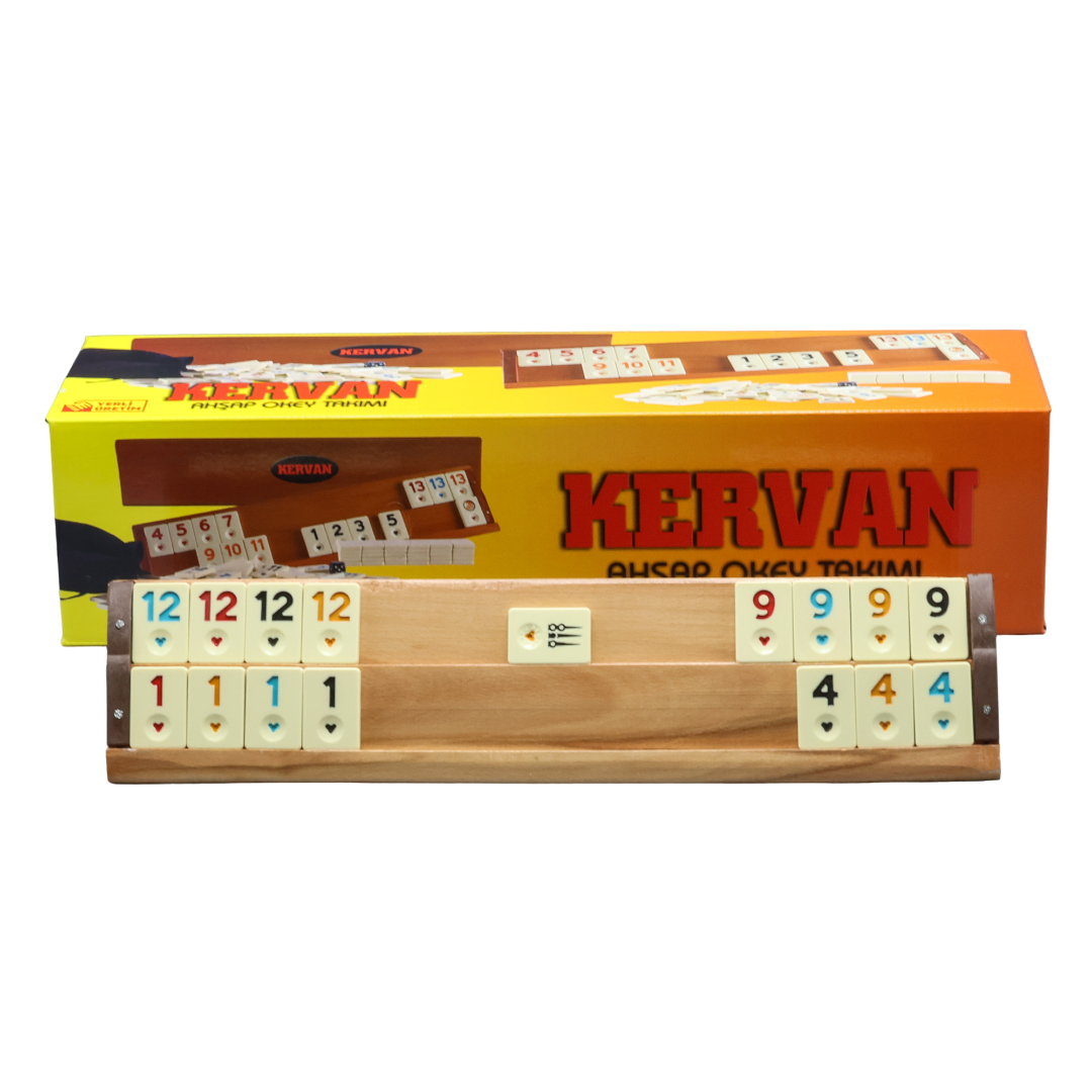 Kervan Ağaç Okey (Büyük)